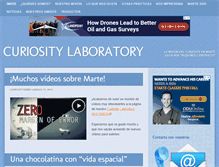 Tablet Screenshot of curiositylaboratory.com